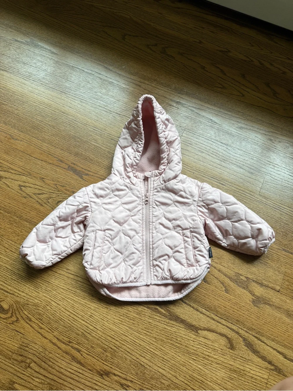 OshKosh B'gosh Light Pink Quilted Hooded Jacket